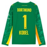 Günstige Fußballtrikots Borussia Dortmund Kobel 1 Torwart 2025-26 Grüne Langarm